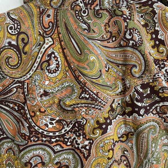 True Religion VTG Western Pearl Snap Shirt Paisley S Cowgirl Rodeo Country - Picture 9 of 10